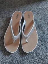 White sparkly wedge for sale  BRIDGWATER