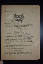 Regio decreto umberto usato  Monte di Procida