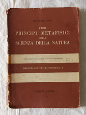 Primi principi metafisici usato  Italia