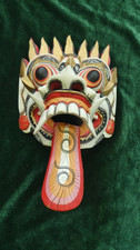 Wooden rangda mask for sale  CHRISTCHURCH