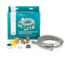 Kit de instalação de linha d'água de aço inoxidável 6" para máquina de lavar louça 5304493868 Electrolux comprar usado  Enviando para Brazil
