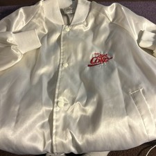 Jaqueta de Coca Dieta Masculina Vintage Grande Branca Quebra Vento Coca Cola Anos 80 Anos 90 Auburn comprar usado  Enviando para Brazil