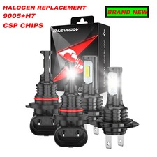 Kit de lâmpada Hi/Lo Beam 6000K para Ford Fiesta 2011-2019- 4X farol dianteiro LED comprar usado  Enviando para Brazil
