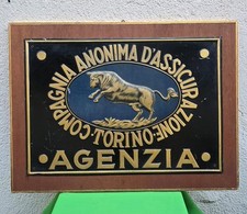Insegna litografata compagnia usato  Vigevano
