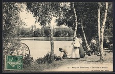Old postcard étang d'occasion  Expédié en Belgium