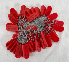 Red security plastic for sale  Erie