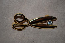 Golden scissors pin for sale  Euless