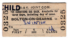 Railway ticket swinton for sale  UK