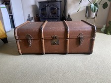Large vintage trunk for sale  HORSHAM