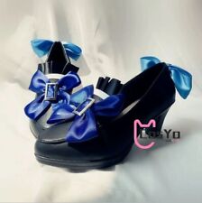 Jogo Genshin Impact Furina Sapatos Cosplay Bota Lolita Arco Salto Alto Acessório comprar usado  Enviando para Brazil