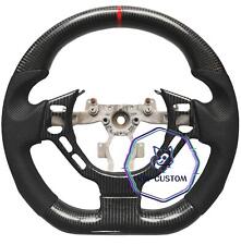 Volante de fibra de carbono para Nissan GTR R35 COURO PRETO 09-16 ANOS comprar usado  Enviando para Brazil