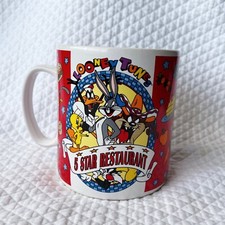 Caneca Jumbo Vintage Anos 90 Looney Tunes 5 Estrelas Restaurante Warner Bros Bugs Bunny comprar usado  Enviando para Brazil