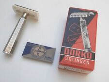 Usado, DORKO SOLINGEN Vintage Antiker Rasierer DE Safety Razor 3 Pcs Shaver from NOS! comprar usado  Enviando para Brazil
