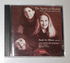 The Spirit Of Musicke / Viola and Voice by Suzie LeBlanc, Les Voix Humaines - cd comprar usado  Enviando para Brazil