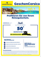 Corsicaferries gutschein 50 gebraucht kaufen  Postau