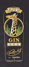 Antique alcohol label d'occasion  Expédié en Belgium