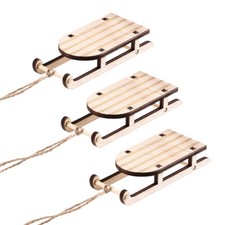 3pz slitta legno usato  Spedire a Italy