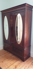 Edwardian mahogany inlaid for sale  DUNDEE