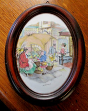 Antique oval wooden d'occasion  Expédié en Belgium