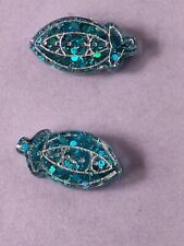Handmade aqua glitter for sale  ROMFORD