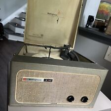 Westinghouse H75AC1 Maleta Reproductor de Discos Altavoz Amplificador de Tweed Tocadiscos segunda mano  Embacar hacia Argentina