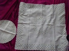 Tischdecke mitteldecke weiß gebraucht kaufen  Springe