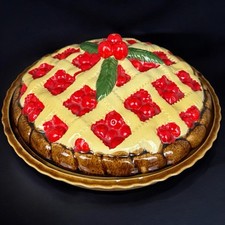 Plat tarte céramique d'occasion  Ribemont