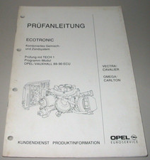 Werkstatthandbuch Prüfanleitung Opel Ecotronic Vectra Cavalier Omega A 06/1991 comprar usado  Enviando para Brazil