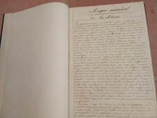 Rare cahier manuscrit d'occasion  Toulouse-