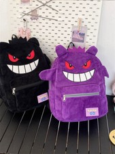 Mochila Gengar roxa preta de pelúcia desenho animado bolsa de ombro anime mochila presente  comprar usado  Enviando para Brazil