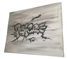 Toile graffiti peace d'occasion  Tarbes