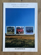 Land rover brochure for sale  SOUTHAMPTON