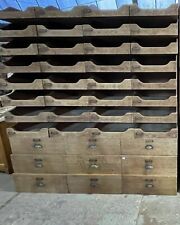 Vintage oak haberdashery for sale  BEDFORD