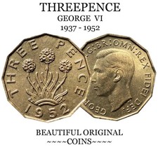 Threepence king george for sale  LEEDS