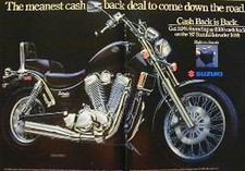 1987 SUZUKI INTRUDER 1400 anúncio de dobra central de motocicleta comprar usado  Enviando para Brazil