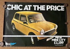 Mini city poster for sale  COLCHESTER