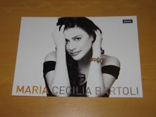 CECILIA BARTOLI - MARIA - PROMO POSTCARD comprar usado  Enviando para Brazil