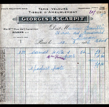 Paris furniture fabrics d'occasion  Expédié en Belgium