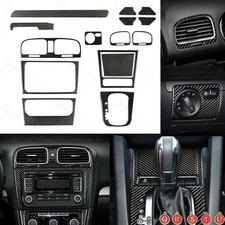 Kit completo acabamento 15* interior de carro fibra de carbono para VW Golf 6 MK6 GTI 2008-2012 comprar usado  Enviando para Brazil