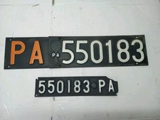 Targa auto epoca usato  Palermo