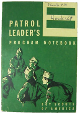 Usado, Boy Scouts of America Vintage Patrol Leaders Program Notebook 1962 comprar usado  Enviando para Brazil