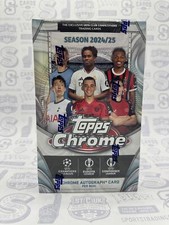 Caixa cromada 2024/25 Topps competições de clubes da UEFA hobby futebol, usado comprar usado  Enviando para Brazil