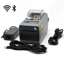 Impressora de Recibos Térmica Direta de Etiquetas de Código de Barras Zebra ZD410 USB Bluetooth e WIFI comprar usado  Enviando para Brazil