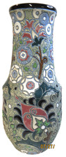 VASO DE CERÂMICA ÂNFORA TCHECO/BOÊMIO~ART NOUVEAU ERA DÉCADA DE 1920~12 1/2" DE ALTURA comprar usado  Enviando para Brazil