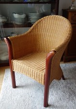 Korbsessel rattan holzbeine gebraucht kaufen  Ludwigshafen am Rhein