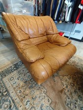 Fauteuil vintage cuir d'occasion  Florange