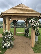 Hexagonal oak frame for sale  BARNSTAPLE