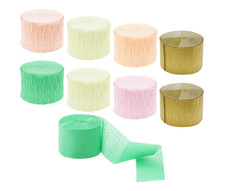 8pk crepe paper for sale  LUTON