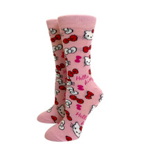 Hello Kitty Skarpety Skarpety z motywem rozm. 39-42 Różowe NOWE na sprzedaż  Wysyłka do Poland