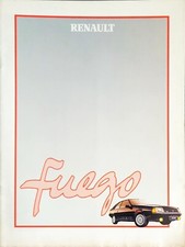 Renault fuego brochure for sale Renault fuego brochure for sale  BIGGLESWADE